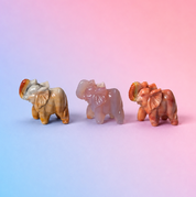 Rare Alashan Agate Mini Elephant - Abundance