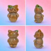 Rare Alashan Agate Full Size Mermaid Cat - Transformation