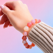 Yanyuan Agate Beaded Buddha Bracelet - Good Fortune