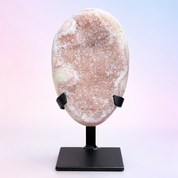 Pink Sugar Amethyst on stand - Devotion