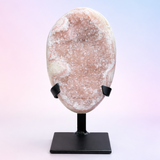 Pink Sugar Amethyst on stand - Devotion