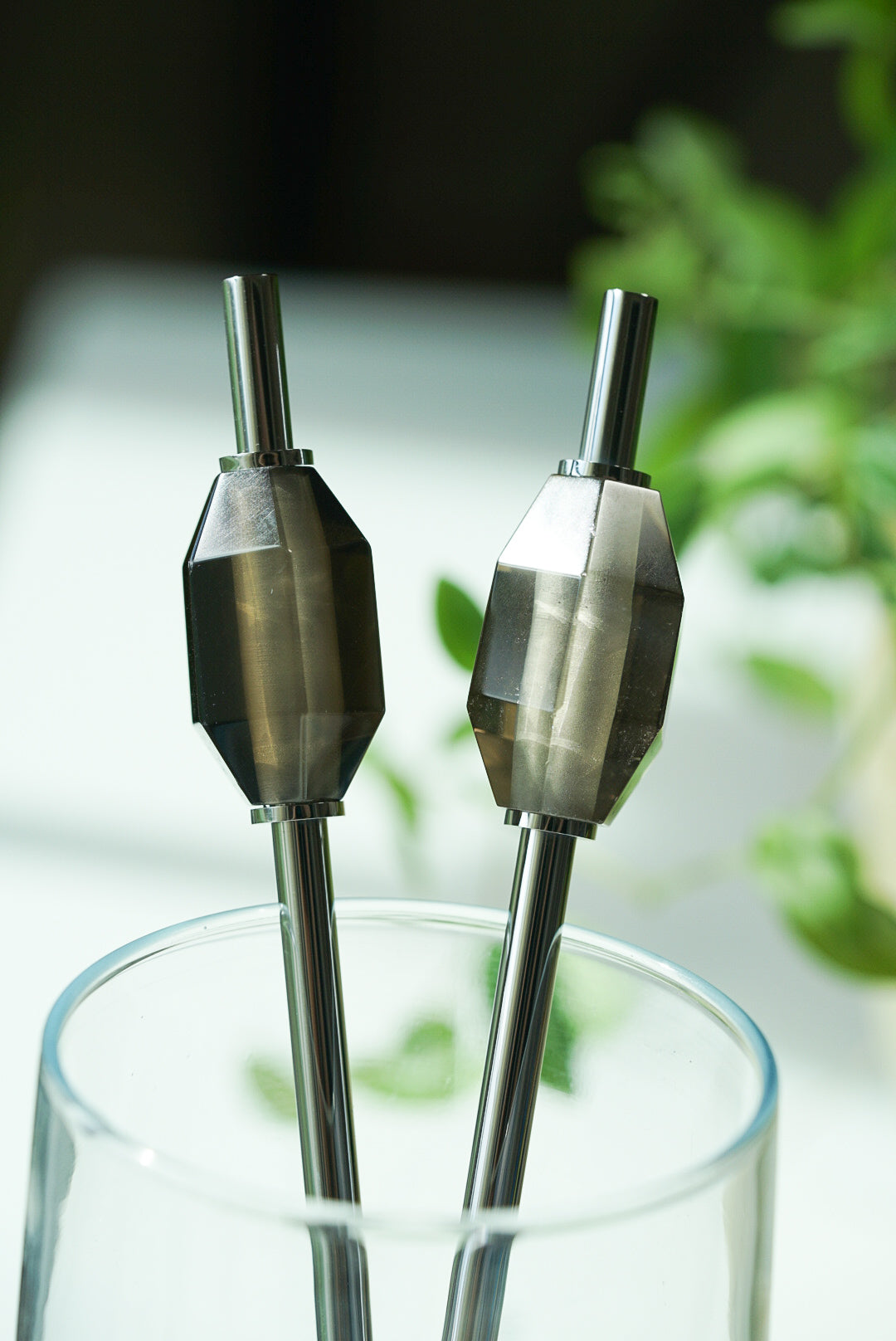 Smoky Quartz Crystal Elixir Straws