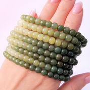 Hetian Jade Jelly Ombré Bracelet - Prosperity