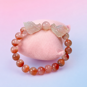 Alashan Agate Dragon Bracelet - Confidence