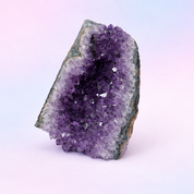 Amethyst “Sandwich” Self Standing Cluster - Purification