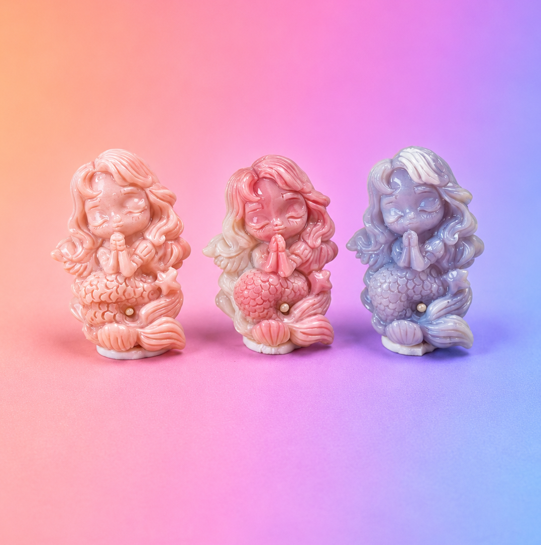 Rare Alashan Agate Mini Mermaid - Intuition