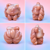 Rare Alashan Agate Nine Tailed Fox - Intuition
