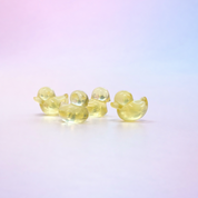 Mini Yellow Fluorite Duckies - Optimism