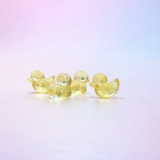 Mini Yellow Fluorite Duckies - Optimism