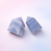 Blue Lace Agate Point - Serenity