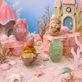 Rare Alashan Agate Mini Mermaid Kitten - Playful Magic