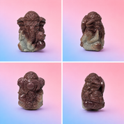 Rare Alashan Agate Full Sized Ganesha - Wisdom