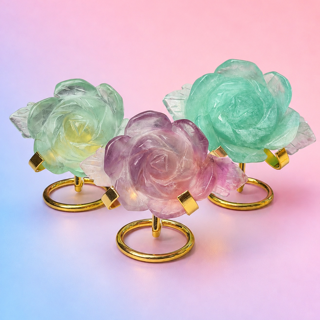 Fluorite Flowers - Serene