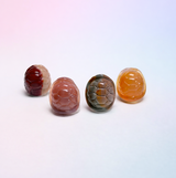 Rare Alashan Agate Mini Turtle Shells - Protection