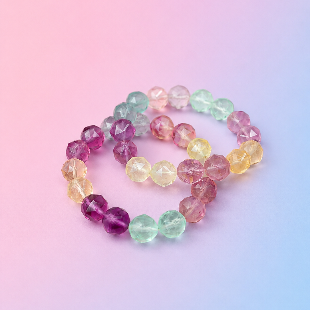Fluorite Multi-Faceted Bracelet - Focus