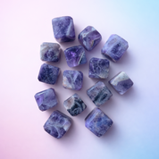 Mini Chevron Amethyst Cube - Alignment
