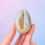 Druzy Agate Geode Eggs - Emotional Balance