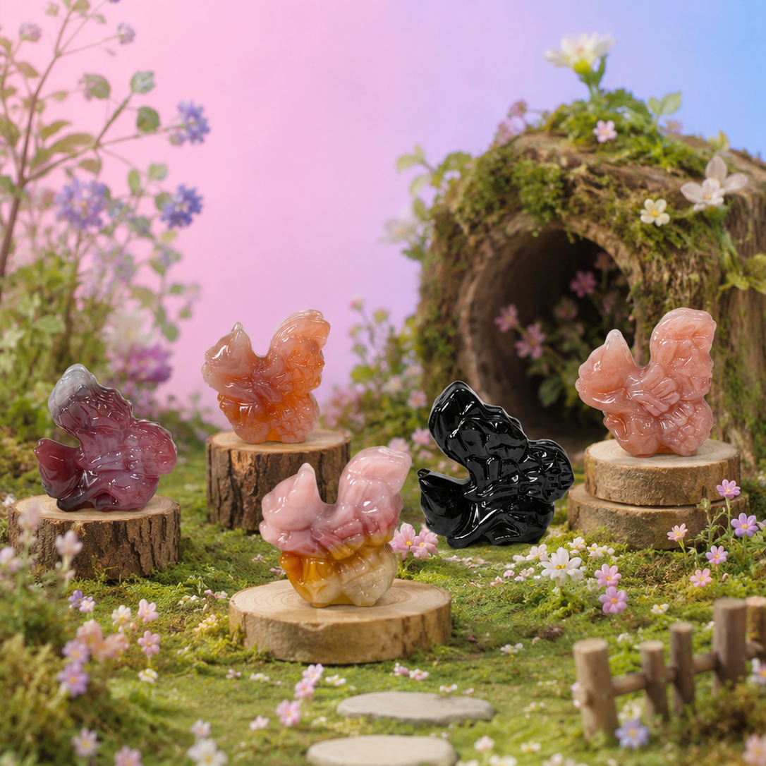 Rare Alashan Agate Mini Butterfly Cats - Transformation