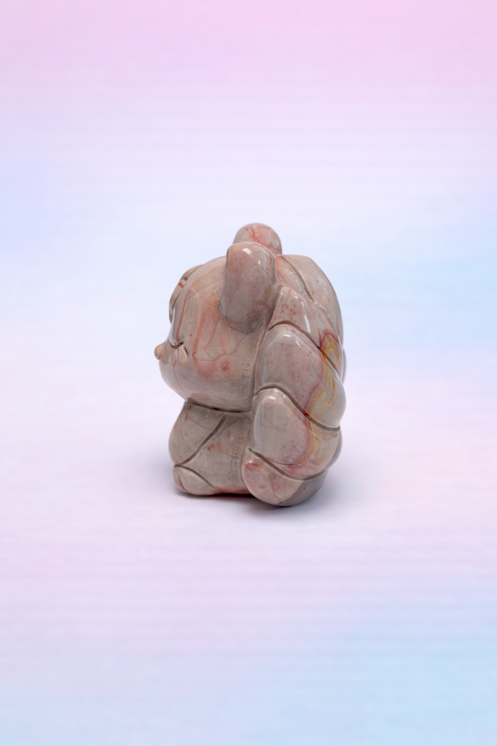 Rare Alashan Agate Nine Tailed Fox - Wisdom