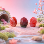 Rare Alashan Agate Mini Hedgehog - Gentleness