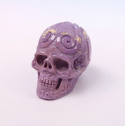 Phosphosiderite Hand Carved Sugar Skull - Acceptance