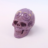 Phosphosiderite Hand Carved Sugar Skull - Acceptance