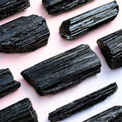 Black Tourmaline Chunks - Protection