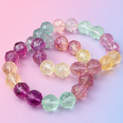 Fluorite Multi-Faceted Bracelet - Focus