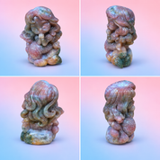 Rare Alashan Agate Full Size Mermaid - Flow