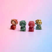 Rare Alashan Agate Mini Hooded Aliens - Protection
