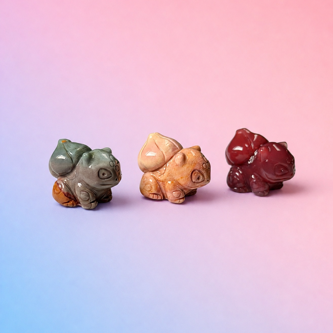 Rare Alashan Agate Mini Bulbasaur - Growth