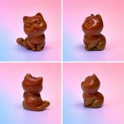Rare Alashan Agate Full Size Chubby Cats - Comfort