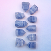 Blue Lace Agate Point - Serenity