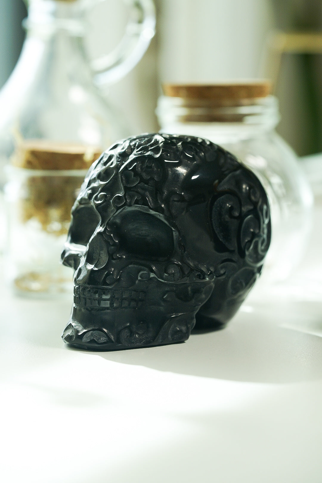 Obsidian Sugar Skull