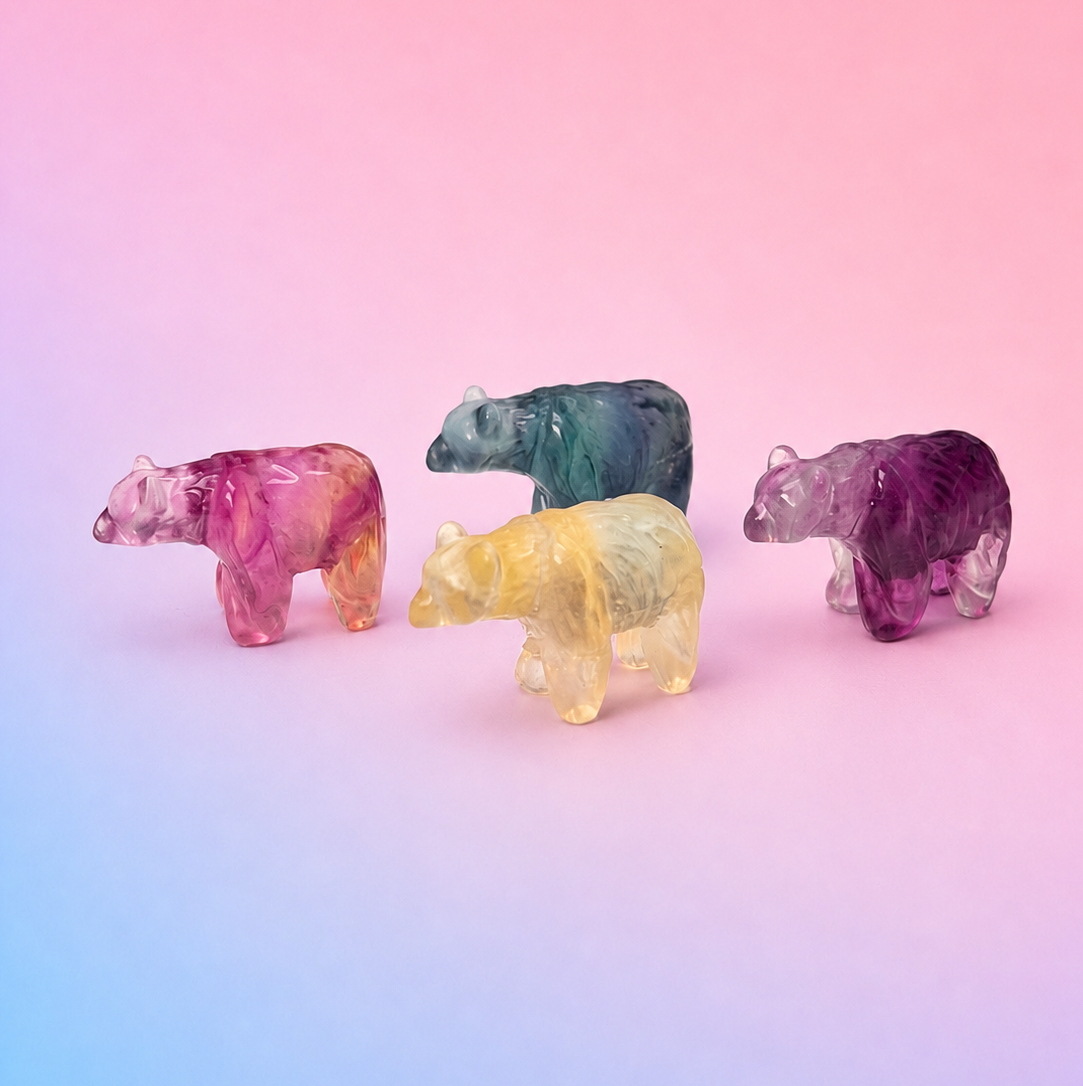 Fluorite Bear - Strength