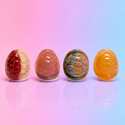 Rare Alashan Agate Mini Turtle Shell - Protection