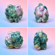 Rare Alashan Agate Nine Tailed Fox - Intuition