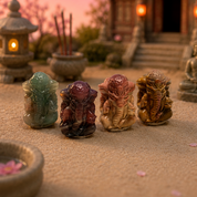 Rare Alashan Agate Mini Ganesha - Wisdom