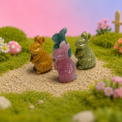 Rare Alashan Agate Mini Bunny - Gentle Luck