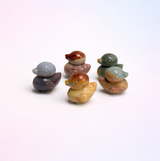 Rare Alashan Agate Mini Duck - Joy
