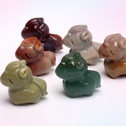 Rare Alashan Agate Mini Chunky Horse - Motivation