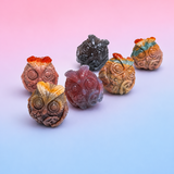 Rare Alashan Agate Mini Owl - Wisdom
