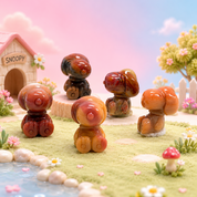 Rare Alashan Agate Mini Snoopy - Happiness
