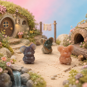 Rare Alashan Agate Mini Mouse - Resourcefulness