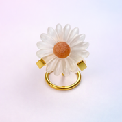 Satin Spar & Aventurine Daisy - Freshness