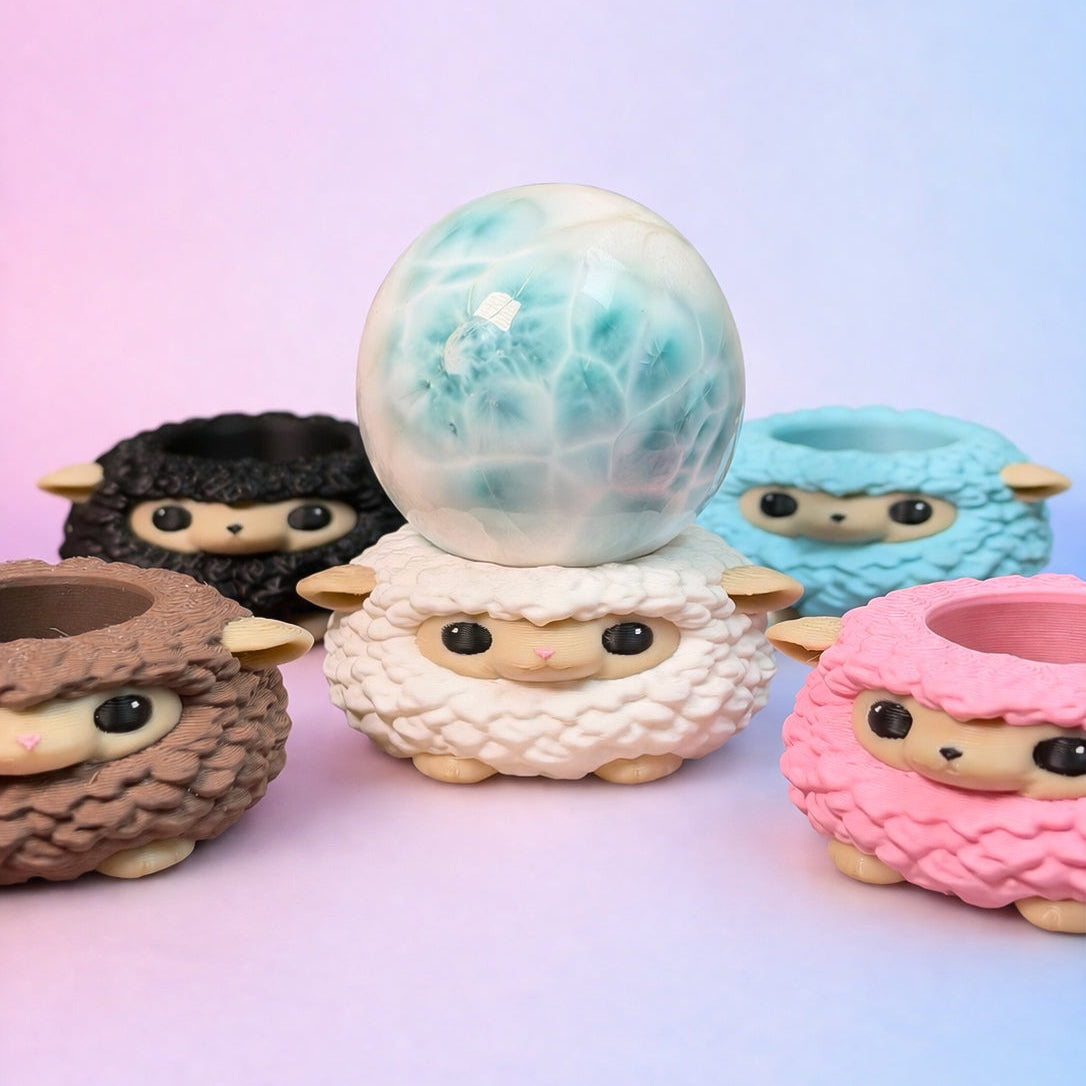 Baaa Crystal Buddy - Sphere Holder