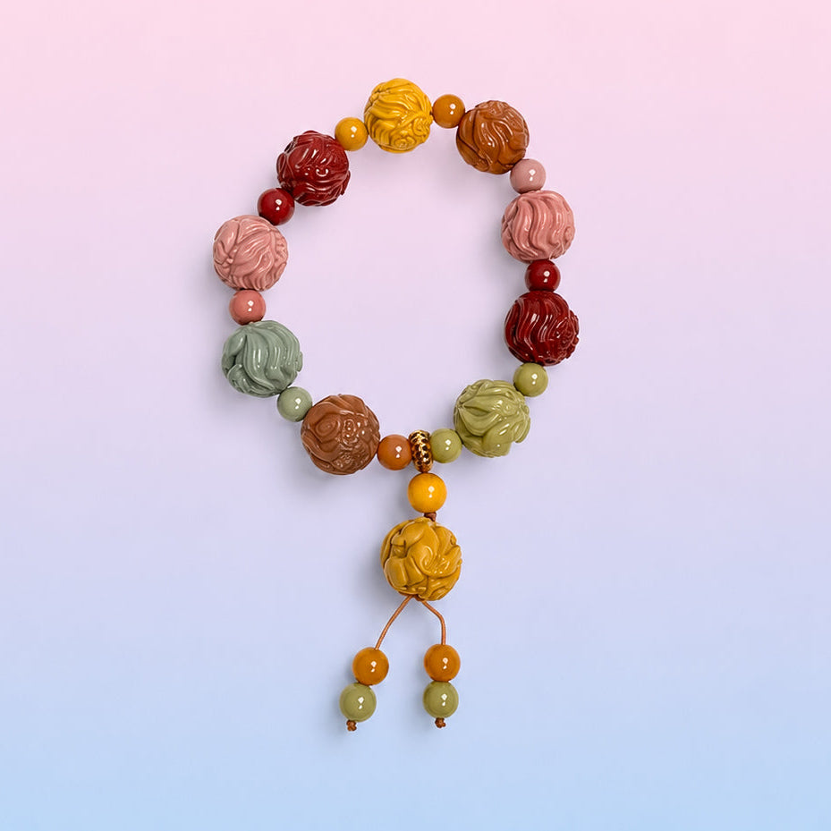 Alashan Agate 9 Tail Fox Bracelet - Transformation