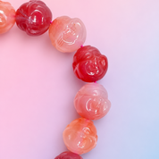 Yanyuan Agate Beaded Buddha Bracelet - Good Fortune