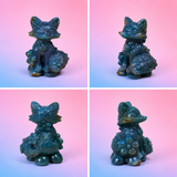 Rare Alashan Agate Full Size Flower Fox - Cleverness