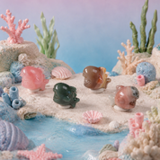 Rare Alashan Agate Mini Shark - Fearlessness